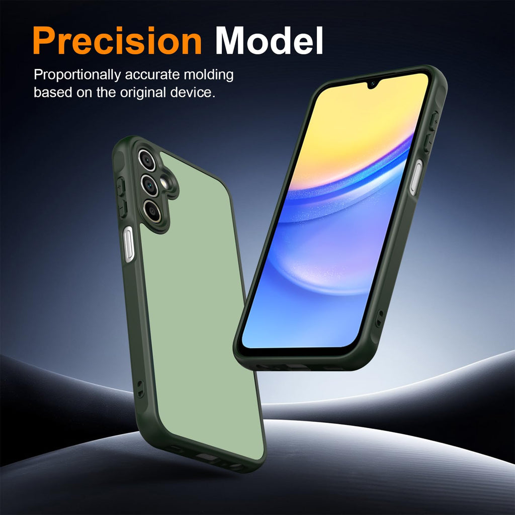 Galaxy A15 5G Case - Slim Matte Dual-Tone, Non-Slip & Anti-Fingerprint Protectio