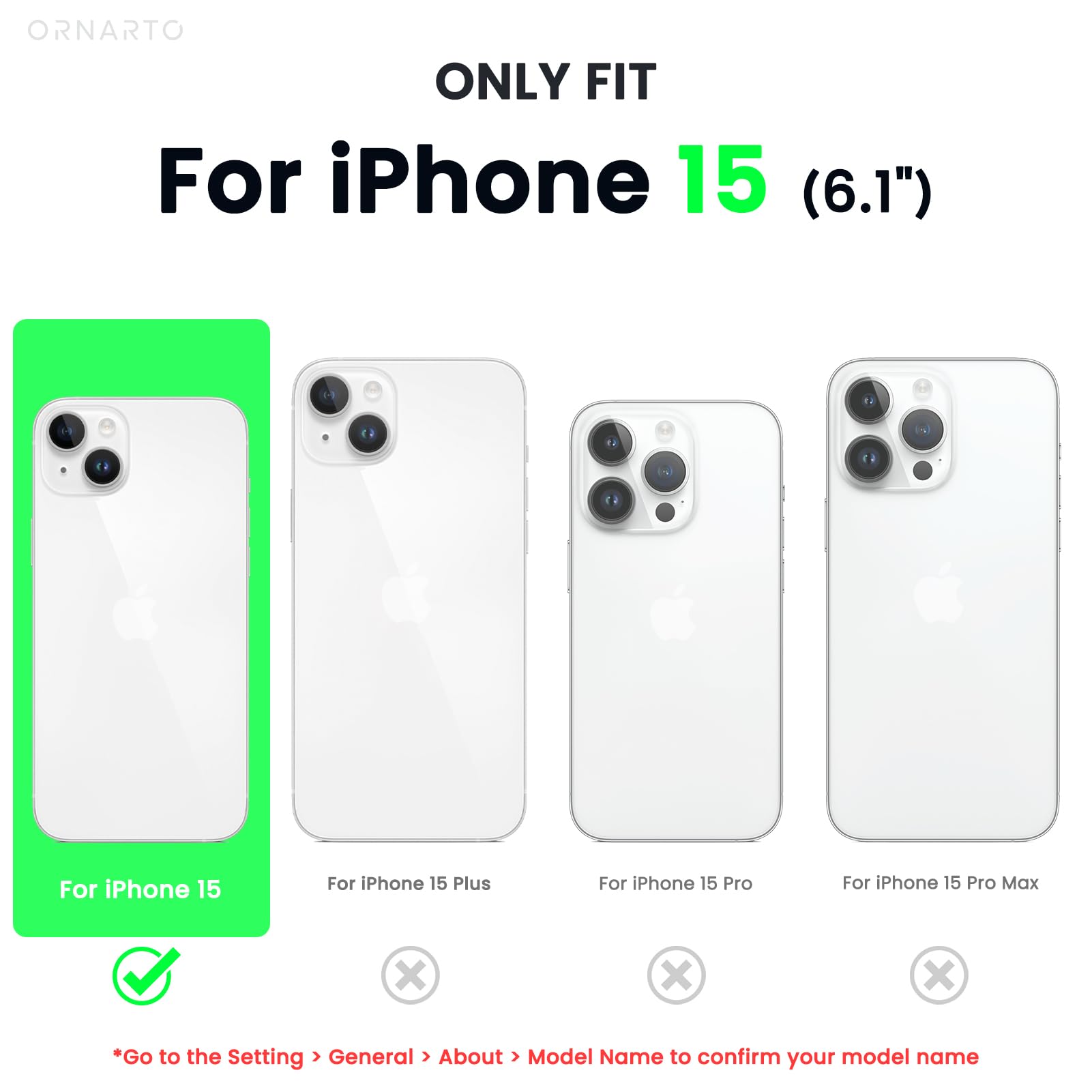 15 Case 6.1, Slim Liquid Silicone 3 Layers Full Covered Soft Gel Rubber Phone Ca
