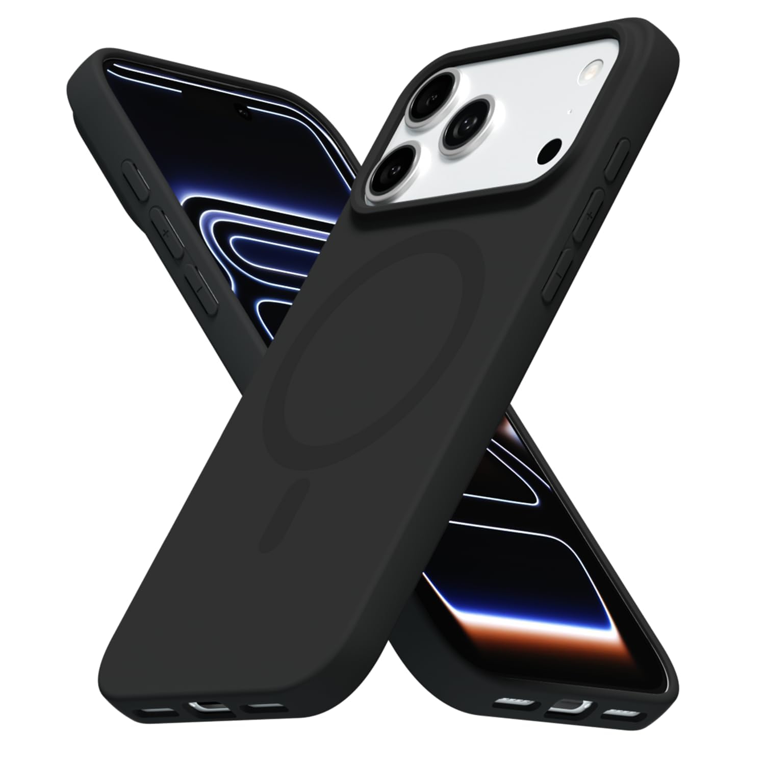 Iphone 17 Pro Case Silicone Mag Safe, Magsafe Ultra Slim Thin Magnetic Phone Cas