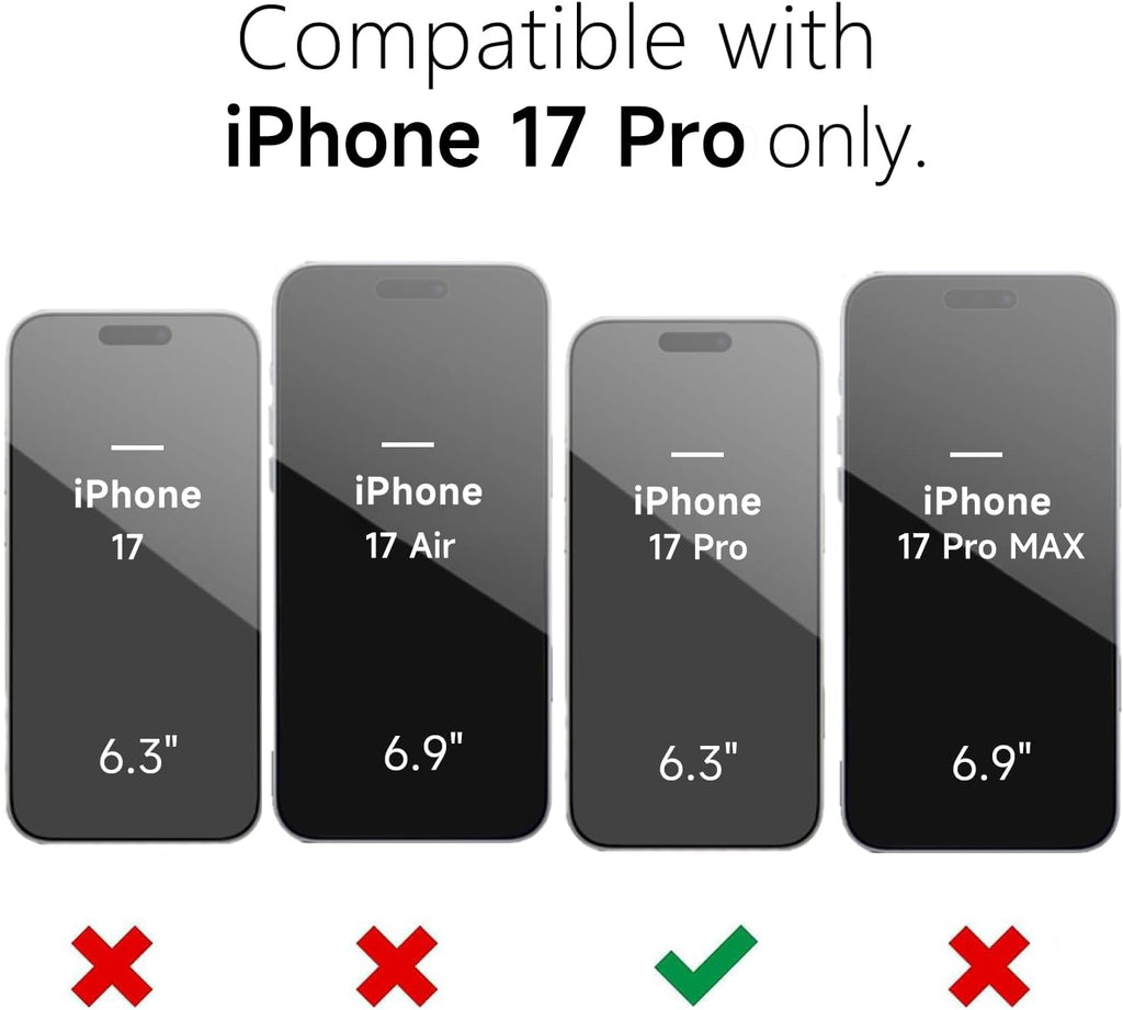 Iphone 17 Pro Case Silicone Mag Safe, Magnetic Slim Thin Phone Case Magsafe Wire