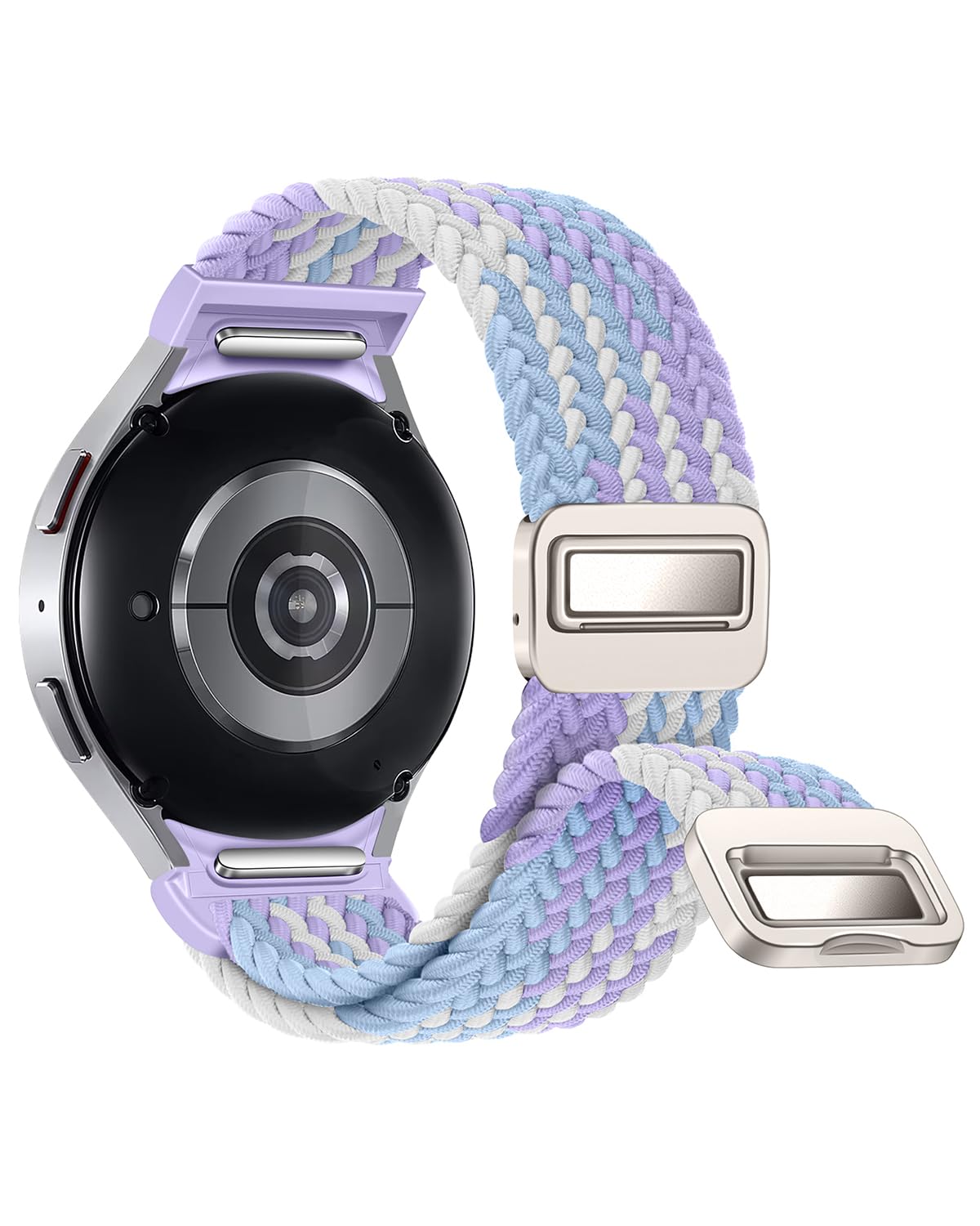 Click No Gap Braided Bands Compatible with Samsung Galaxy Watch 7 6 4 5 FE Band