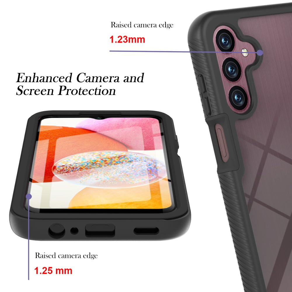Samsung Galaxy A17 Case, For Samsung A17 5G Phone Case With Built-In Screen Prot