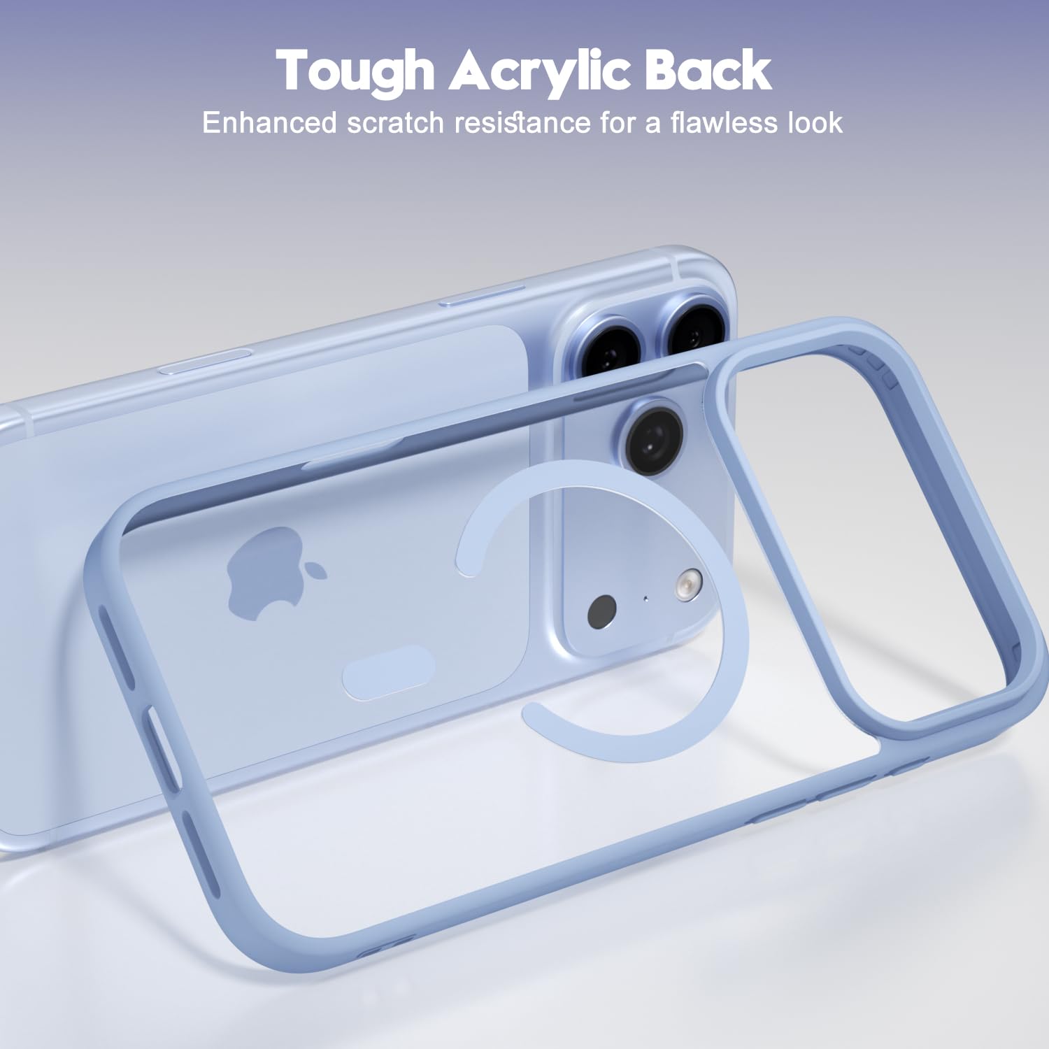 Iphone 17 Pro Case Clear Magnetic Magsafe, Cute Thin Slim Transparent Anti-Yello