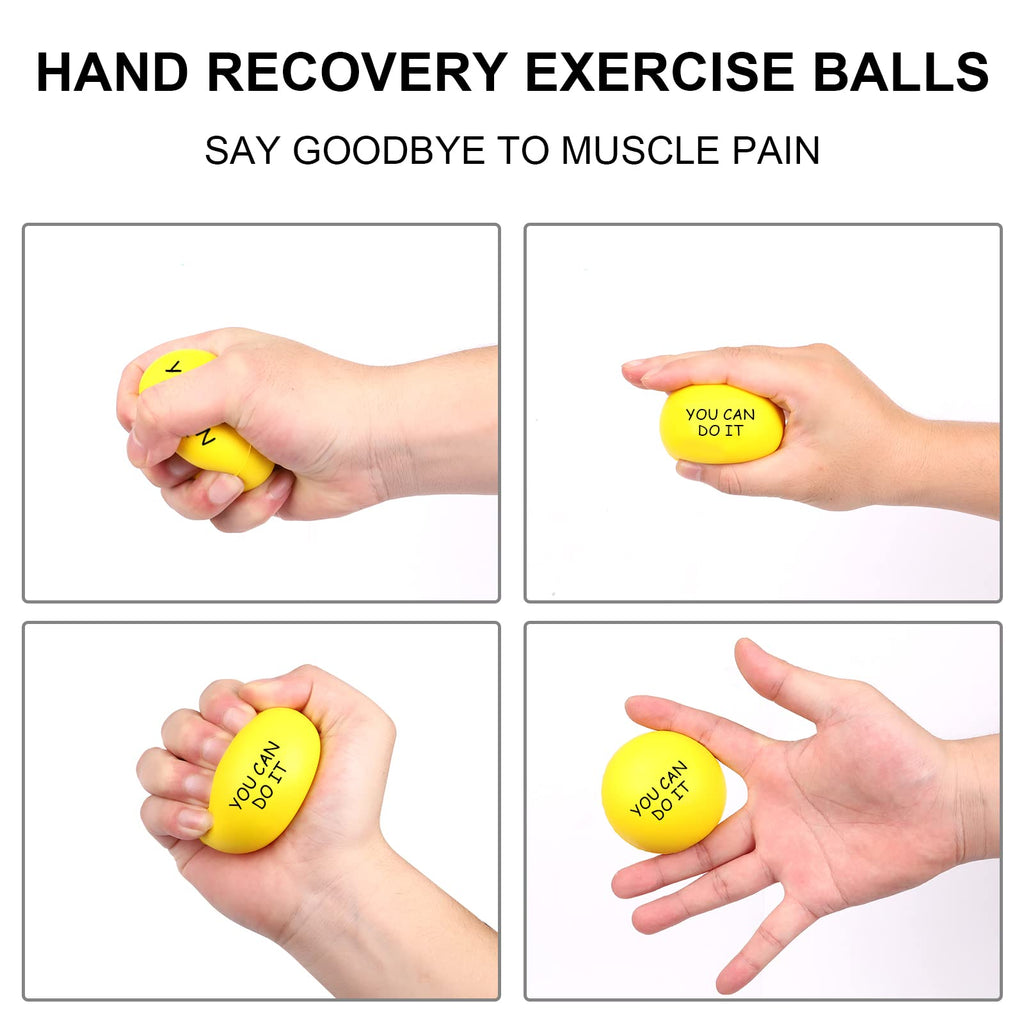 Stress Balls (5 Pack) for Kids and Adults - Stress Relief Balls with Motivationa