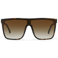 Square Oversized Sunglasses for Women Men Retro Flat Top Shield Sun Glass