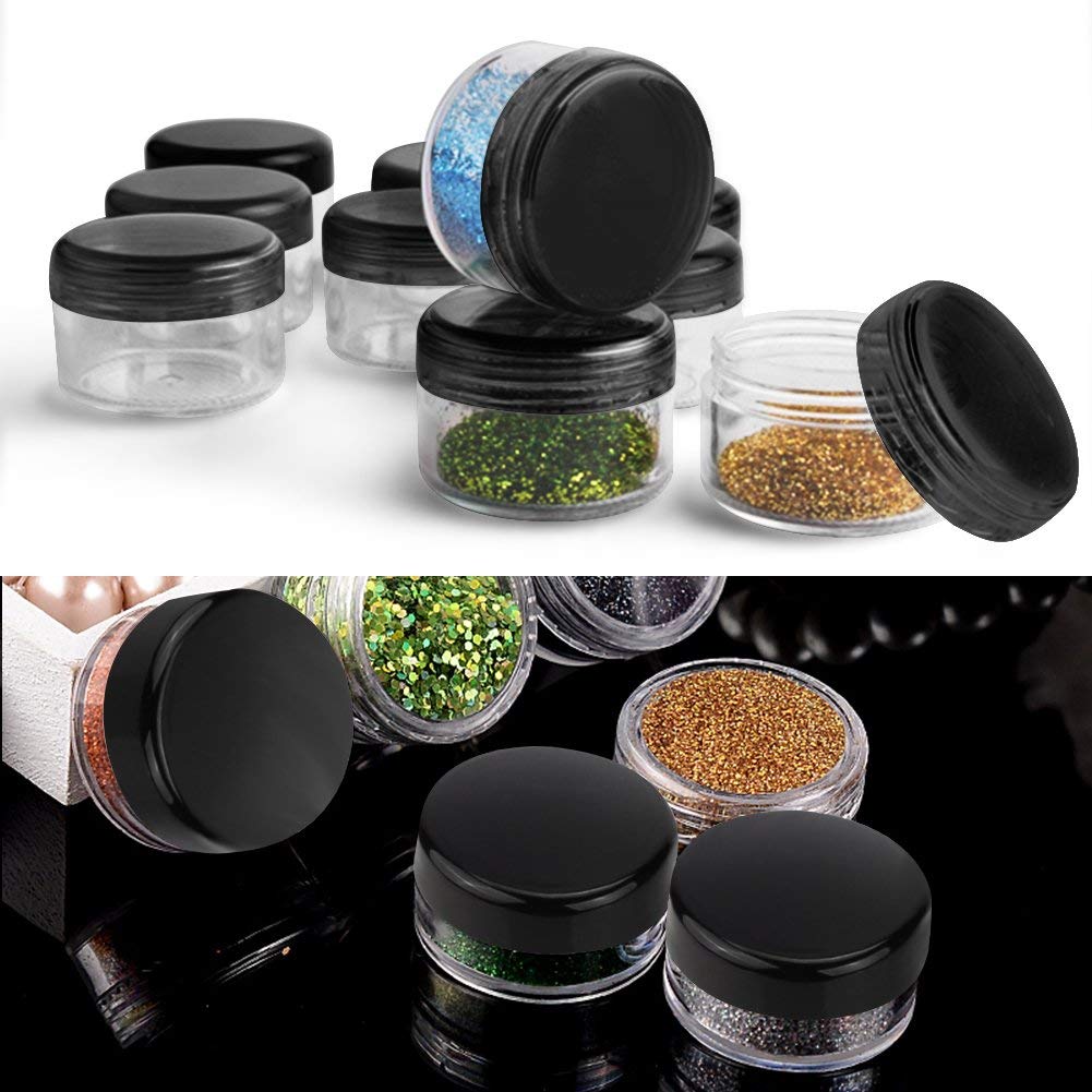Makeup Travel Containers with Lids 0.11/0.18/0.35/0.53/0.7 OZ Size Cos