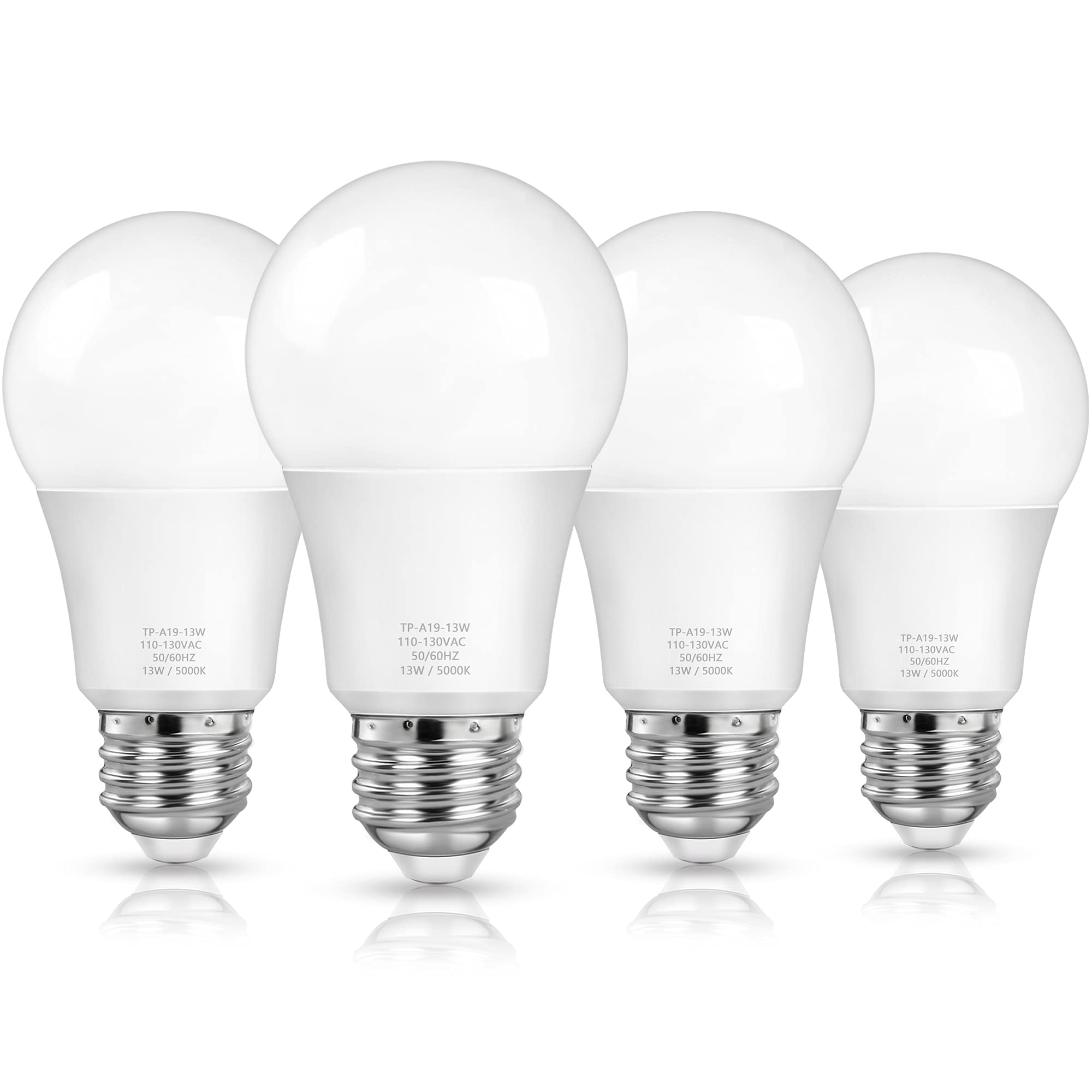Led Light Bulbs, 100 Watt Equivalent Led Bulbs, Daylight White 5000K, 1500Lm, E2