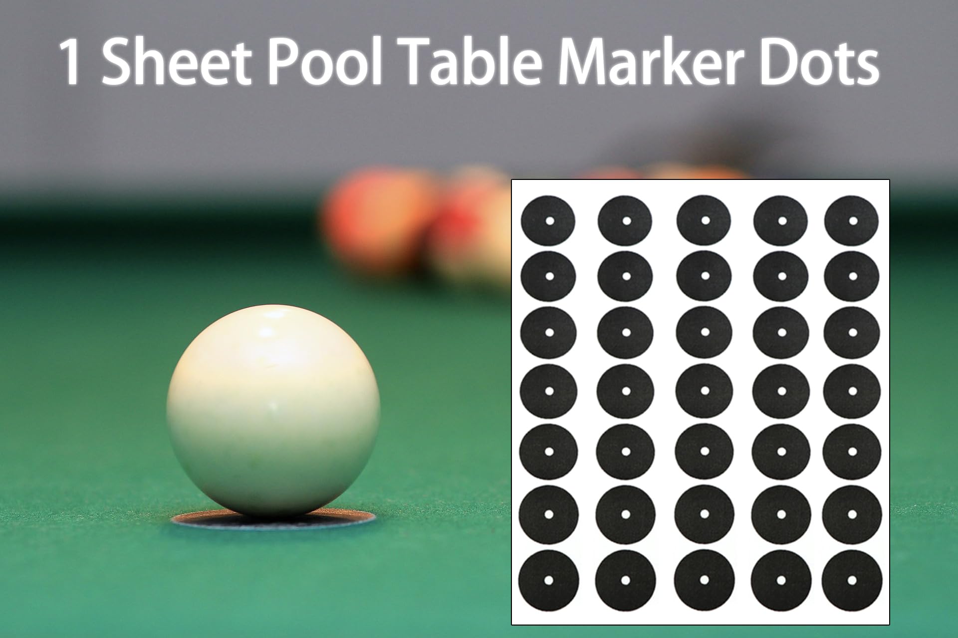 Pool Table Marker Dots, Billiard Spot Position Stickers, Billiard Accessories(1