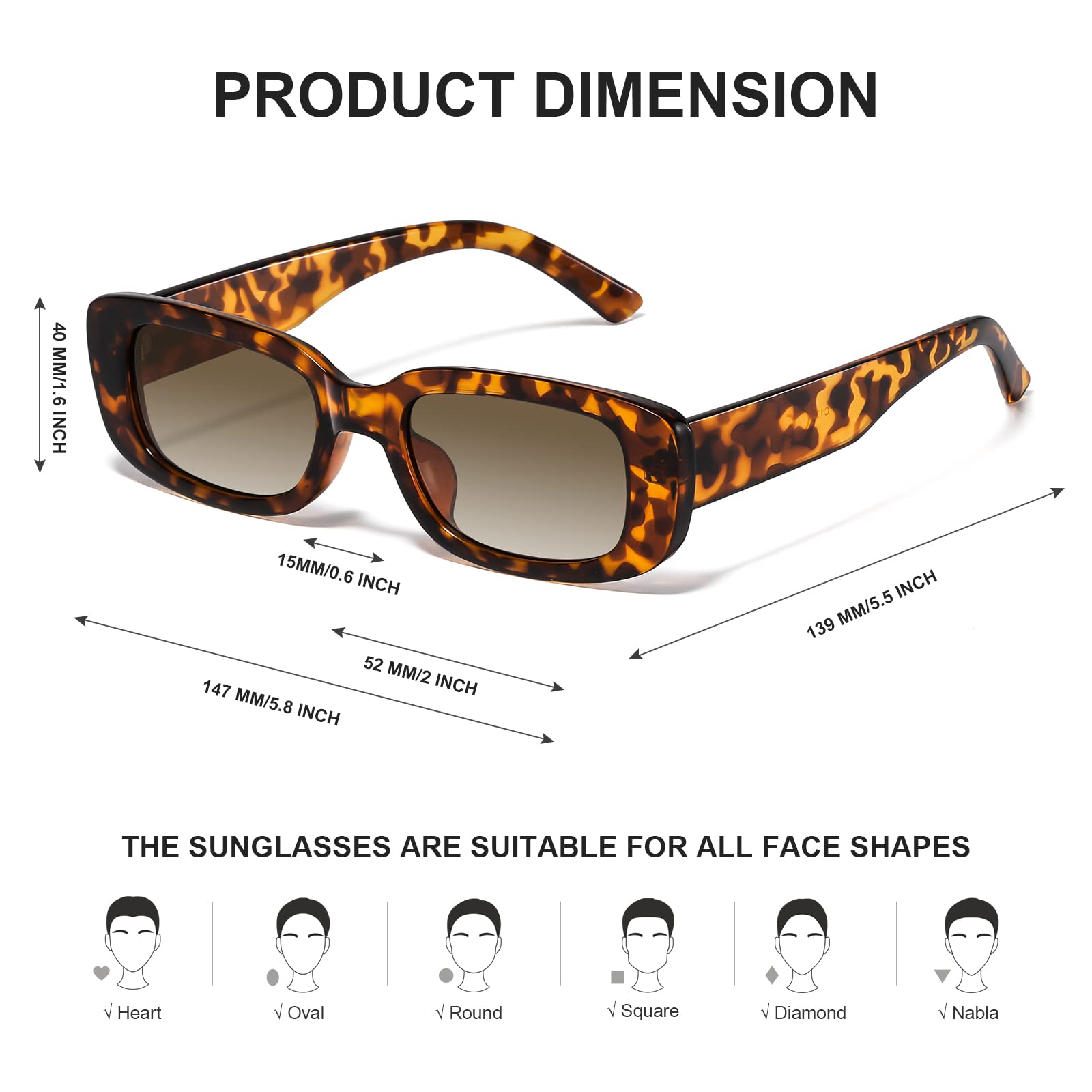 Sunglasses for Women Men Trendy Y2k Retro 90s Sun Glasses UV Protectio