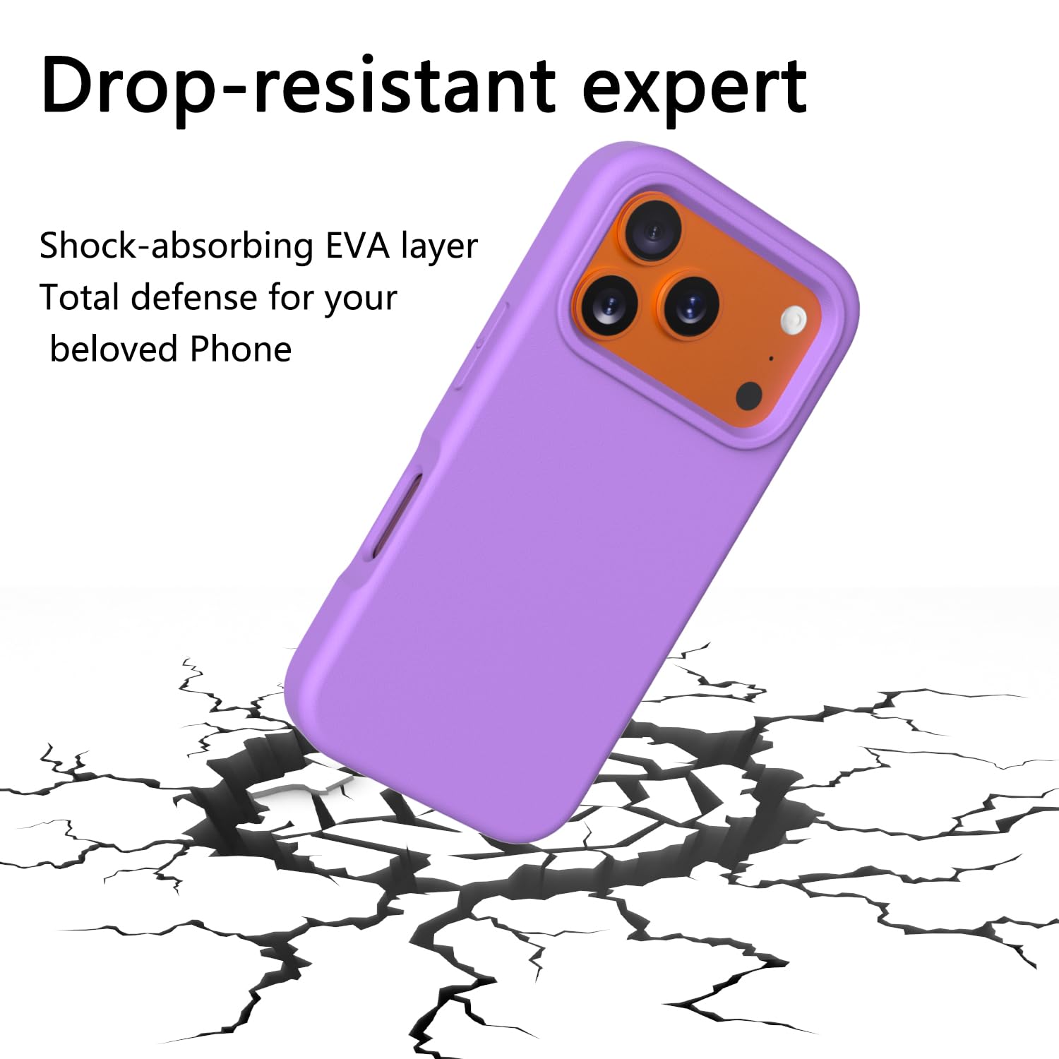Case For Iphone, Simple And Elegant Solid Color,Soft And Skin-Friendly Eva Mater