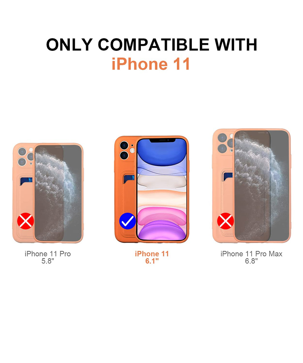 Case Compatible with iPhone 11 6.1 inch, Shock-Absorbing Protective Case wi