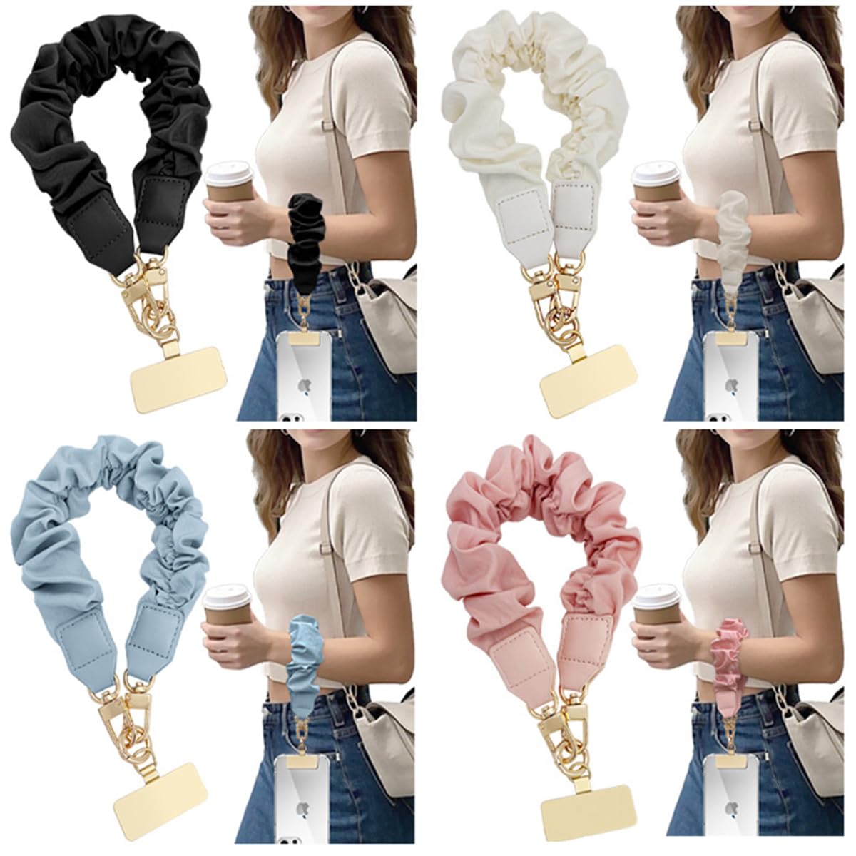Theft Phone Wrist Strap, Elastic Universal Phone Lanyard For Cell Phone, Cute Sc