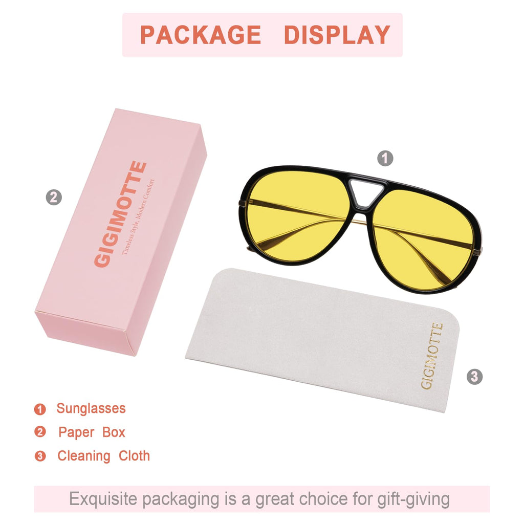 Sunglasses for Women Retro Oversized Round Shades Trendy Shield Sun Glas