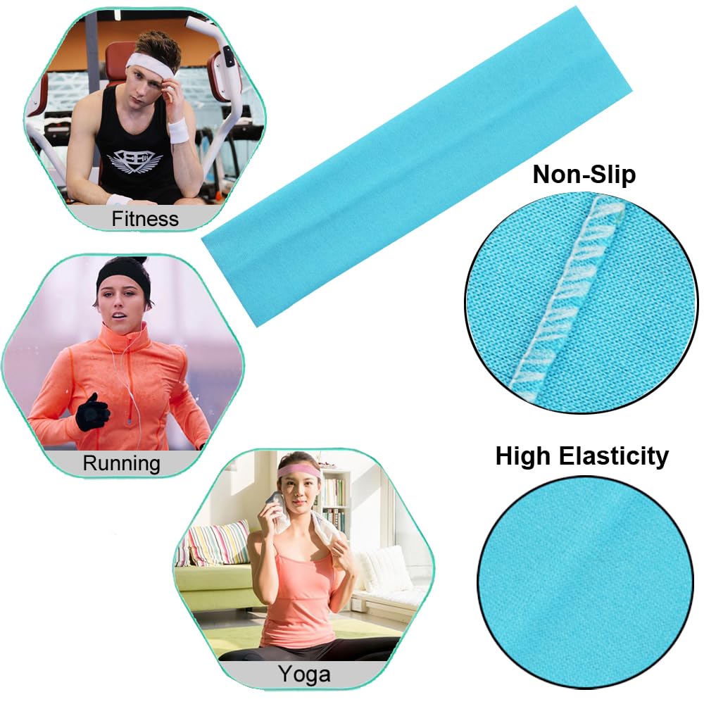 Yoga Headband for Women, Sports Headband for Yoga & Running, Stretch Hair Access