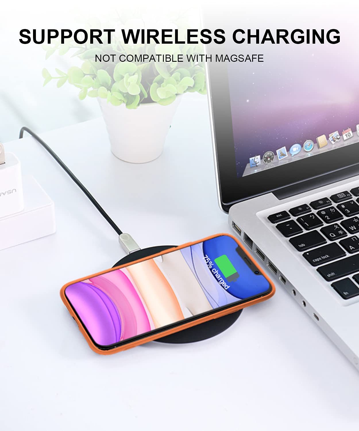 Case Compatible with iPhone 11 6.1 inch, Shock-Absorbing Protective Case wi