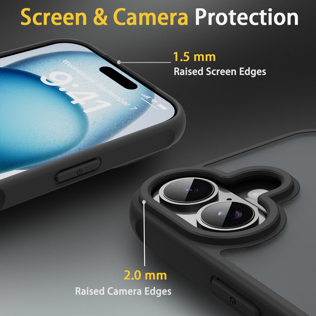 17 Magnetic Case with Screen Protector — MagSafe Compatible, Mil-Grade Drop Prot