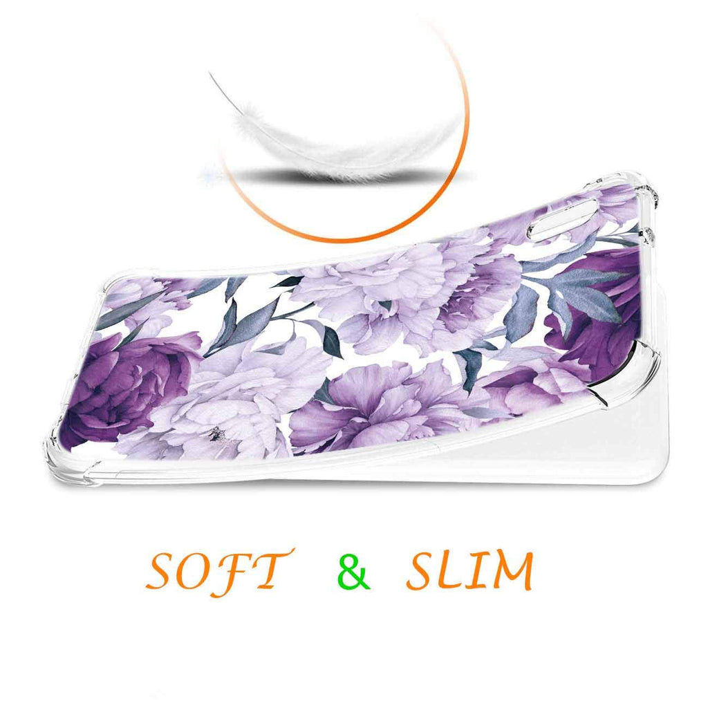 for Samsung Galaxy A10E case, Slim Flexible TPU for Girls Women Airbag Bumper Sh