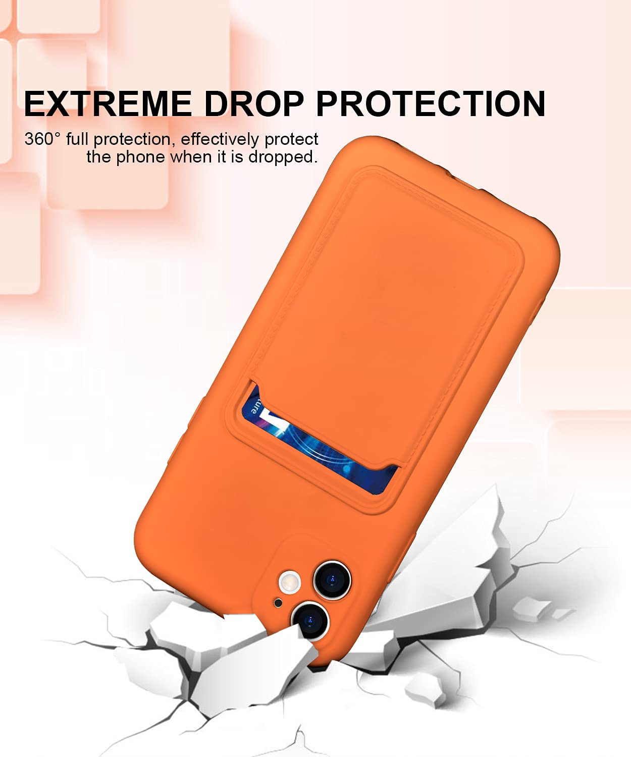 Case Compatible with iPhone 11 6.1 inch, Shock-Absorbing Protective Case wi