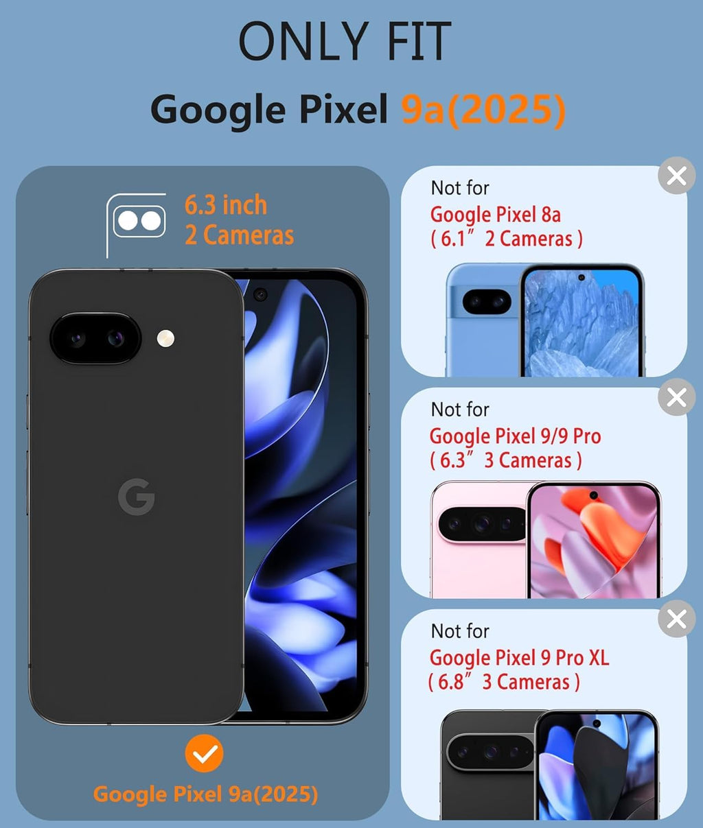 Google Pixel 9A Case,Pixel-9a Cover,3D Cartoon Cute Kawaii Fun Cool Funny Video