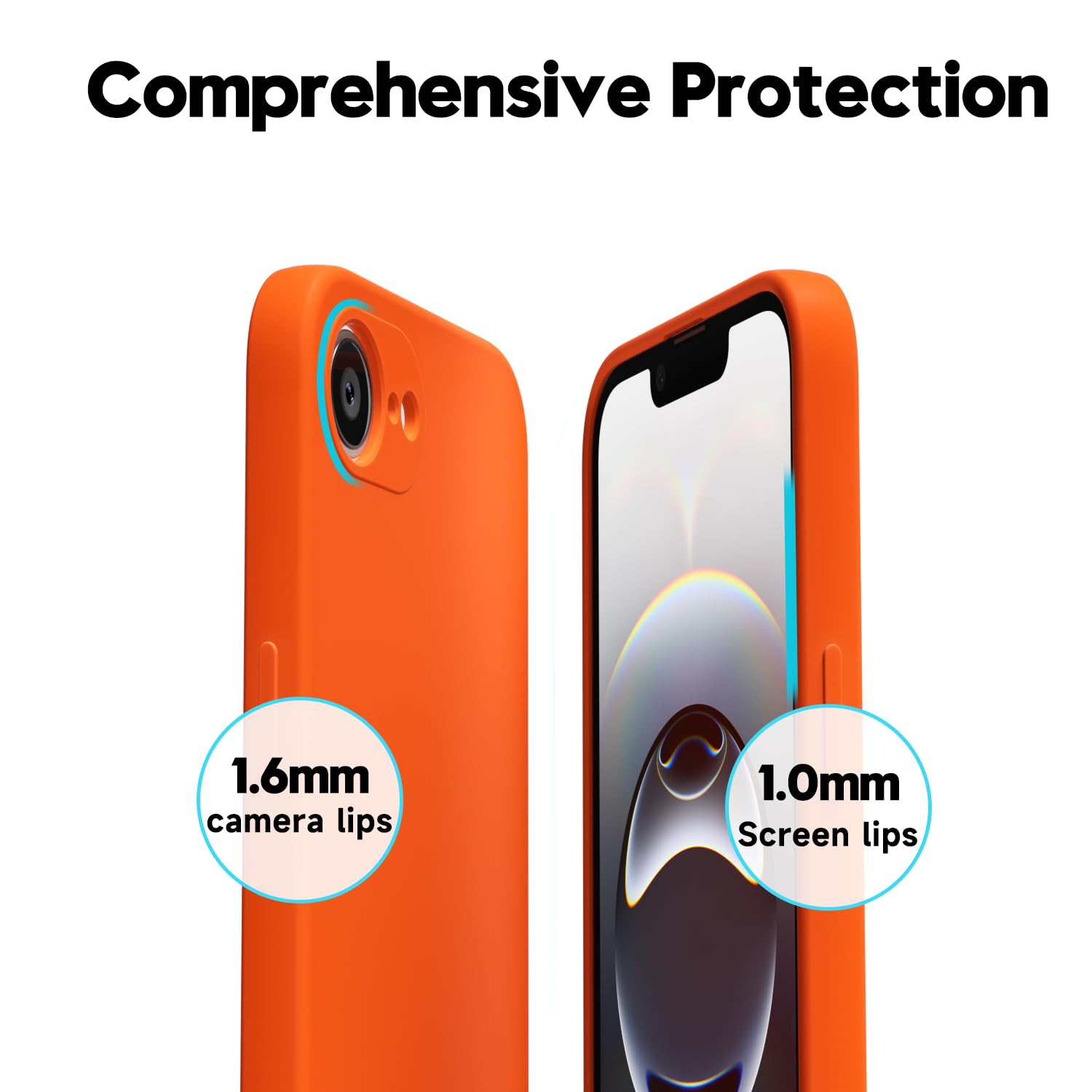 Iphone 17E 16E Phone Case Liquid Silicone, Thin Ultra Slim Minimalist Phone Cover