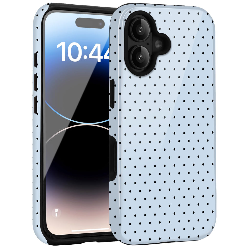 iPhone 16 Case - Cute Retro Dot Design for Women