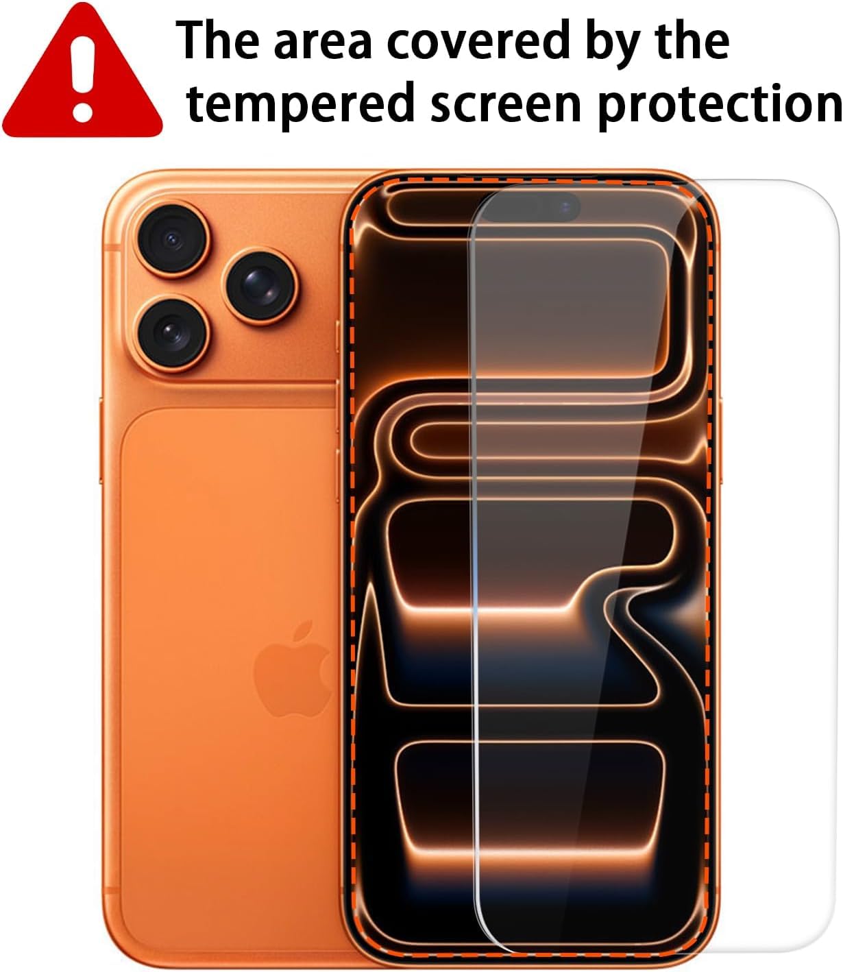 17 Pro Max Clear Case, with Screen Protector X1, Compatible with MagSafe,