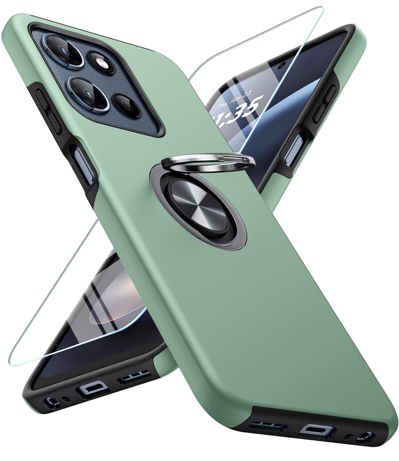 for Motorola Moto G 2025/2026 Case, Moto G Play 2026 Case with Screen Protector,
