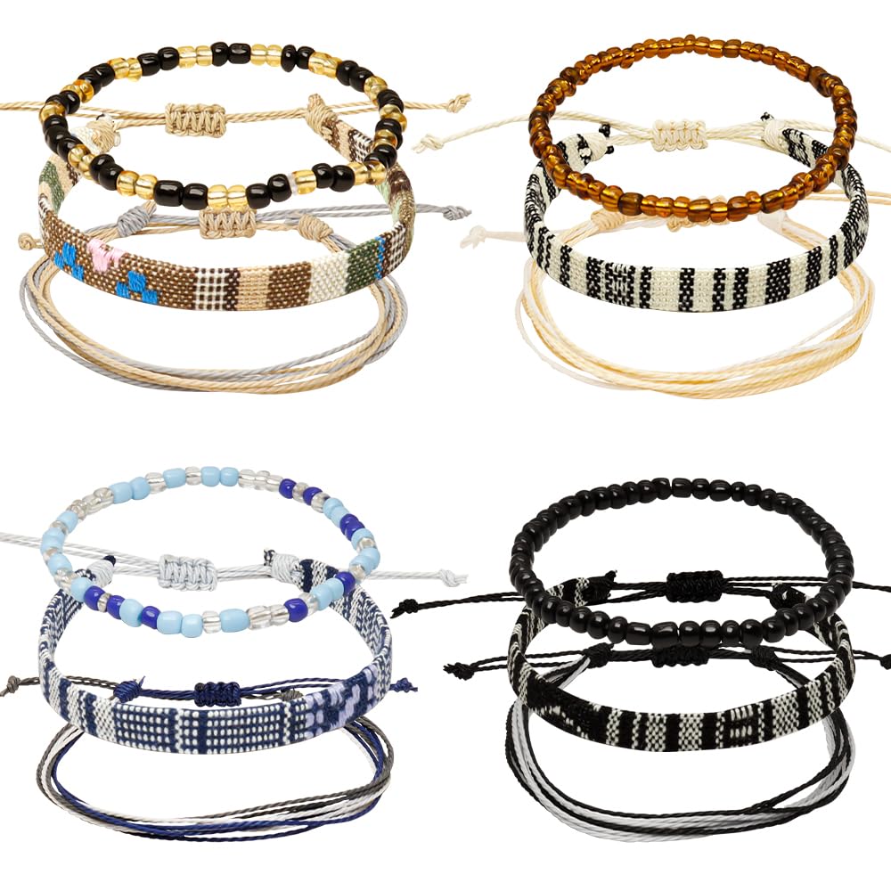 Surfer Beach Bracelet Set Men and Women, Bracelets For Men, Handmade Boho Bracel