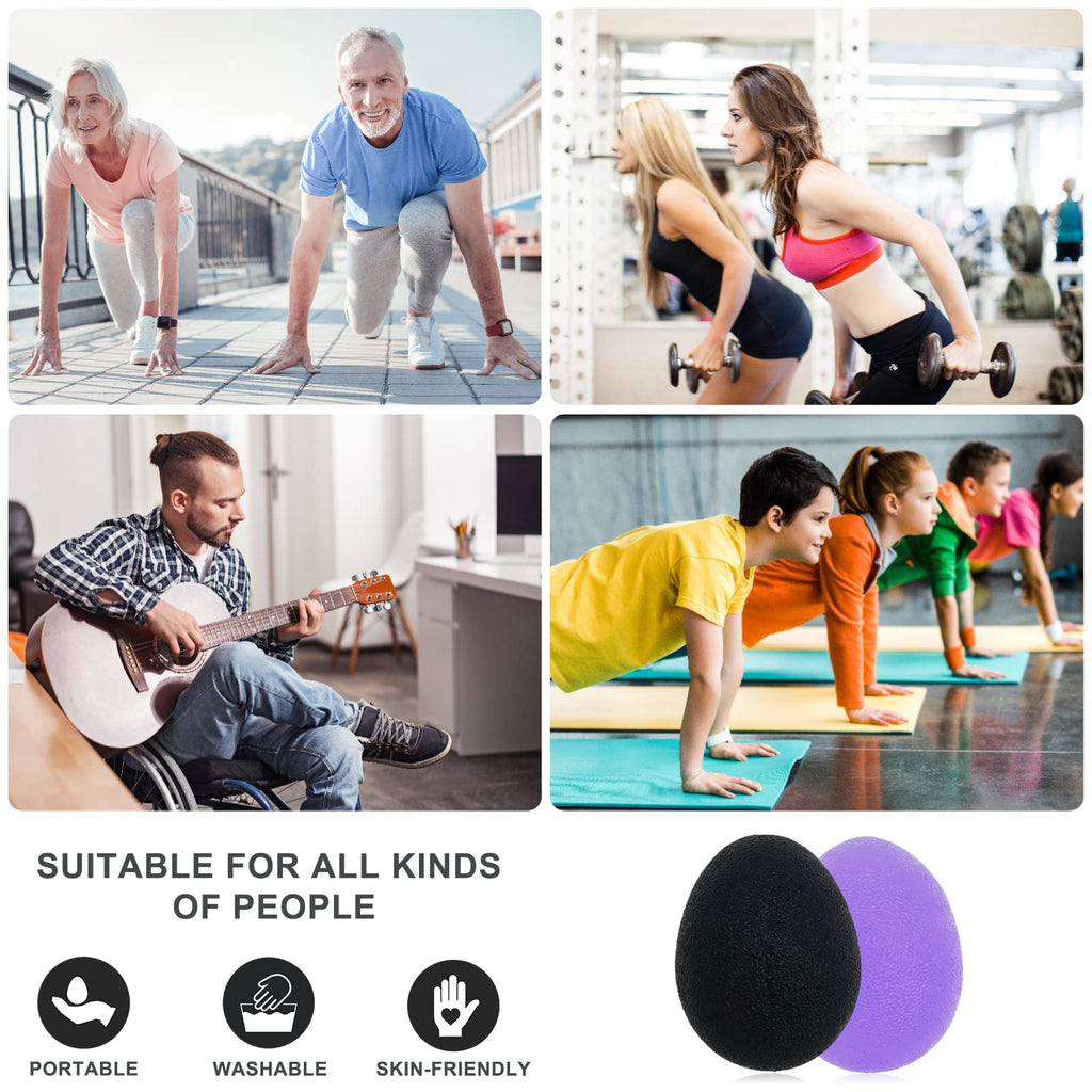 Balls for Adults, Hand Exersicers for Strength, Squeeze Balls for Hand Therapy,