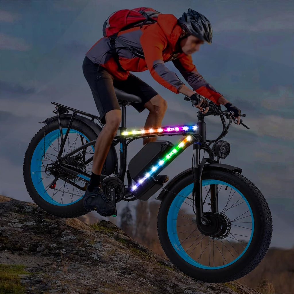 Lights for Night Riding,Can Be Cropped,Safety Waterproof RGB Lights Strip,for Ad