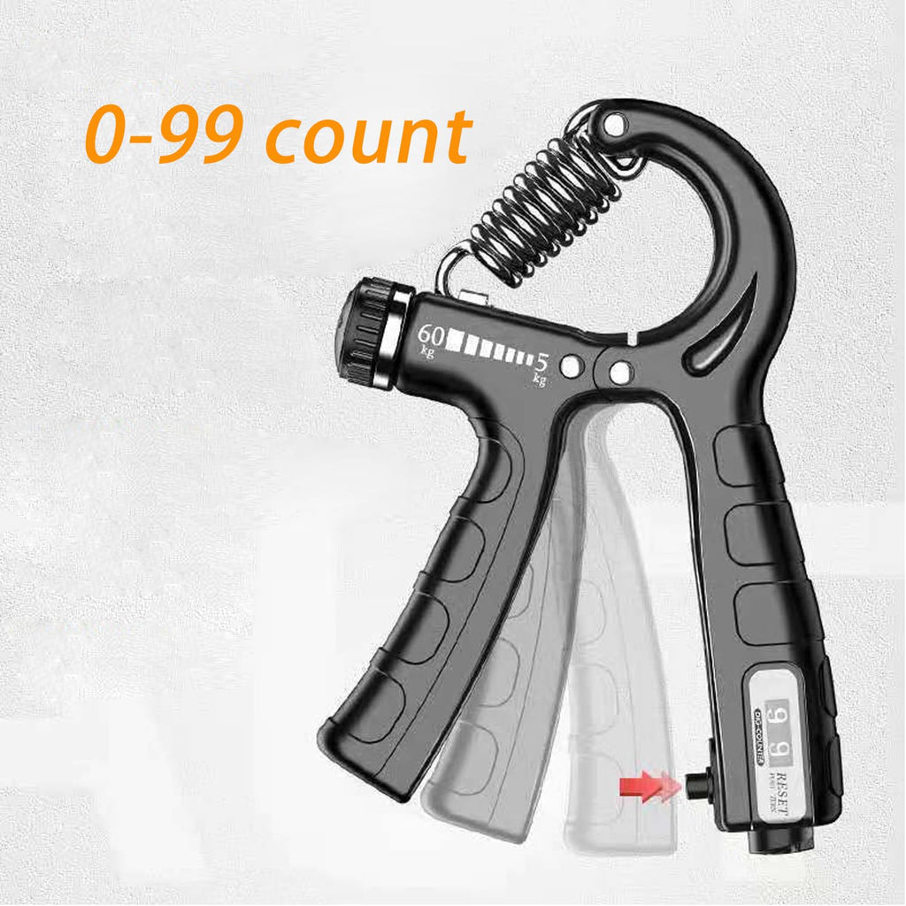 Hand Grip Trainer Number Counter Forearm Finger Wrist Gripper Exerciser 5-60kg A