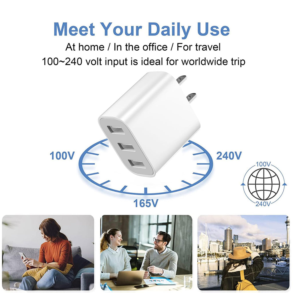 USB Wall Charger,Compatible with iPhone 14/13/12/11 Pro Max,Mini,SE,XR,XS MAX,XS