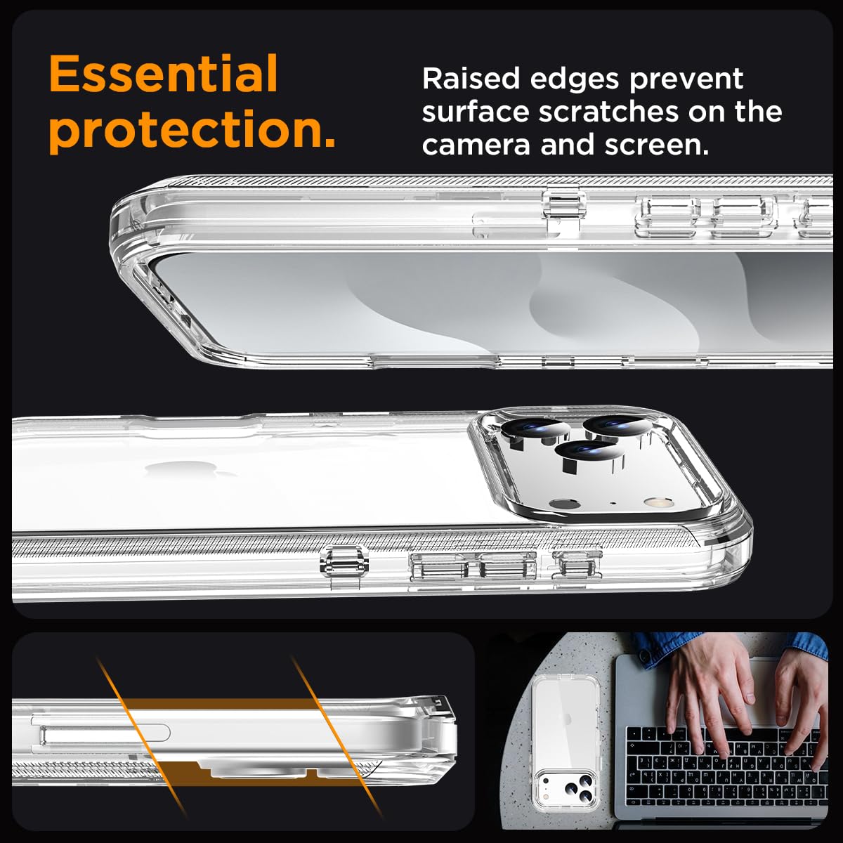 Iphone 17 Pro Max Case Clear 3 In 1 Heavy Duty Drop Protection Full Body Rugged