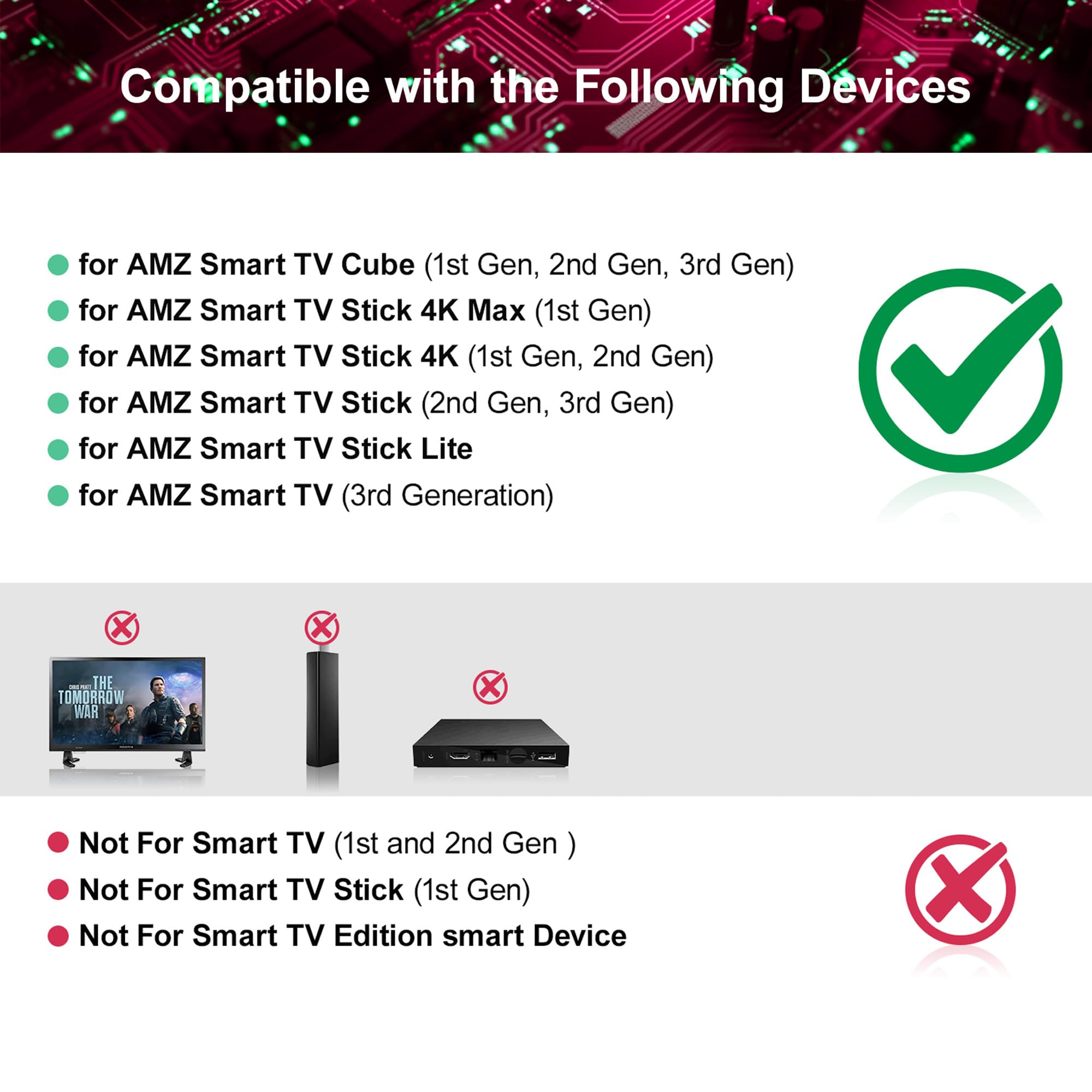 Remote Control Fire Smart Tv Stick(2Nd Gen/3Rd Gen/Lite/4K Max/Cube/Hd), Tv Stic