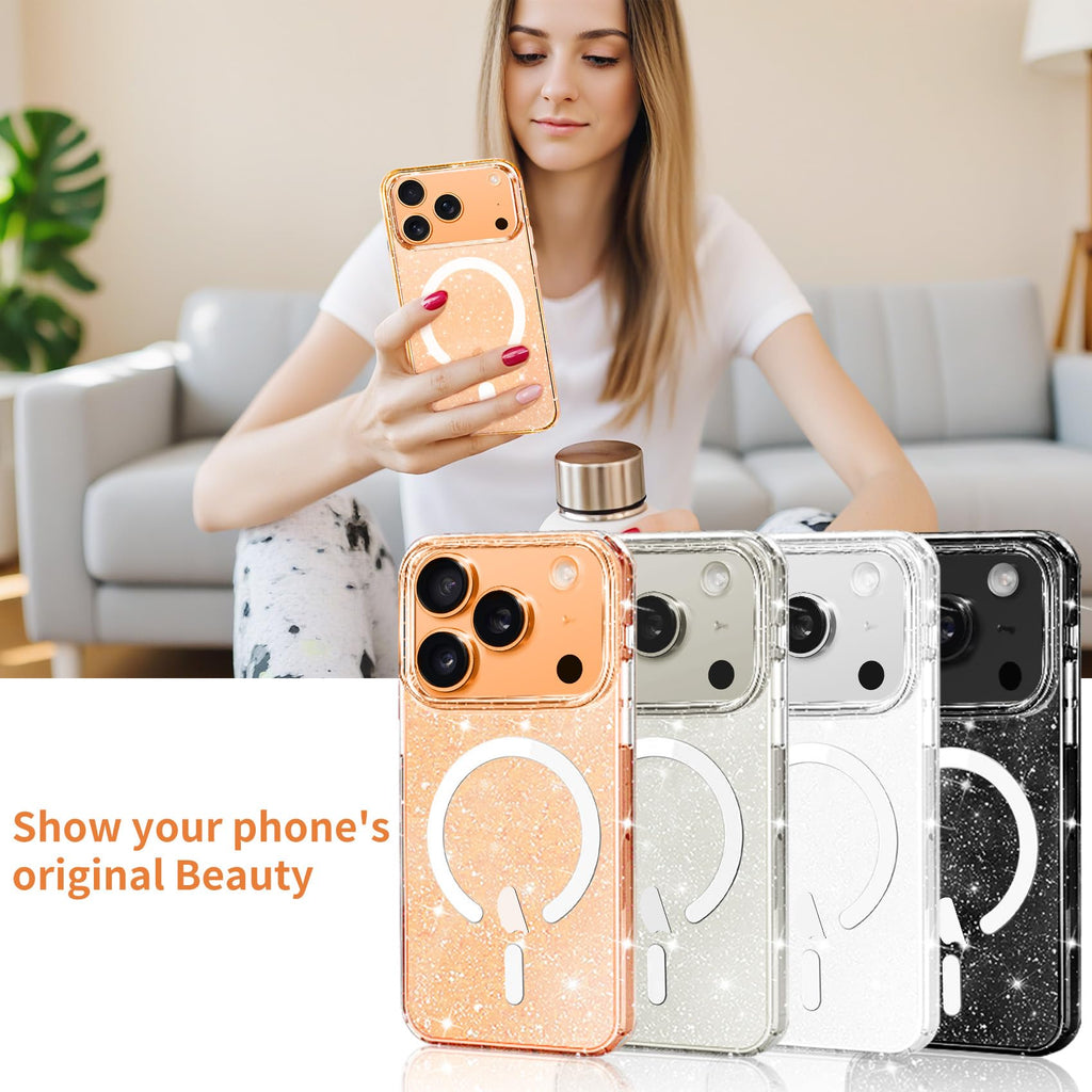 Magnetic Case for iPhone 17 Pro – Slim Clear Shockproof MagSafe Cover