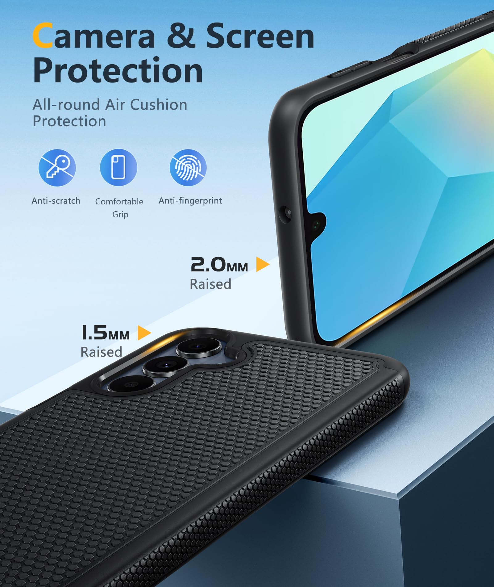 Galaxy A17/A16 5G Phone Case - Samsung A17 Military Grade Drop Protection, 14Ft
