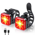 Bike Lights for Night Riding, 5 Modes Bike Rear Light for Cycling Safety, Rechar