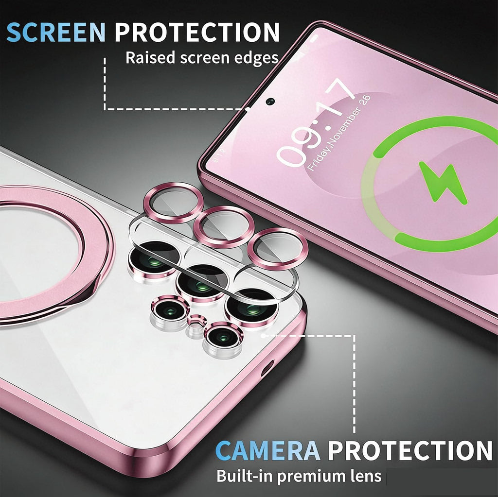 Magnetic for Samsung Galaxy S26 Ultra Case,[Compatible with MagSafe] [Full Camer