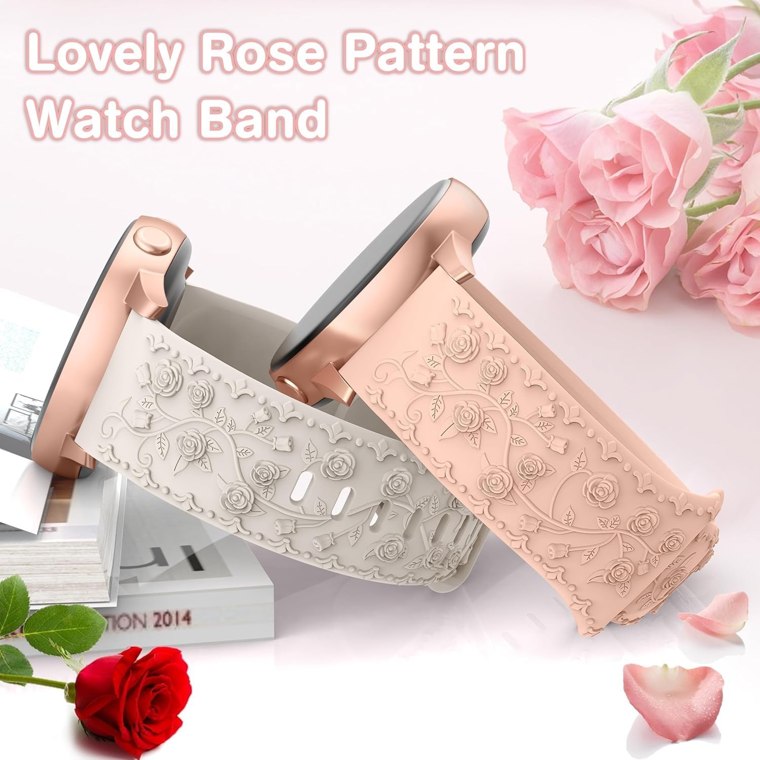 Engraved Band Compatible with Samsung Galaxy Watch 7 6 5 4 Band 40mm 44mm, Galax
