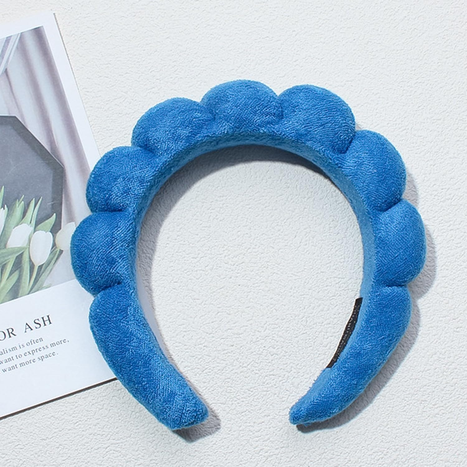 Spa Headbands for Washing Face Makeup Skin Care Headband Women Bubble Facial Bea