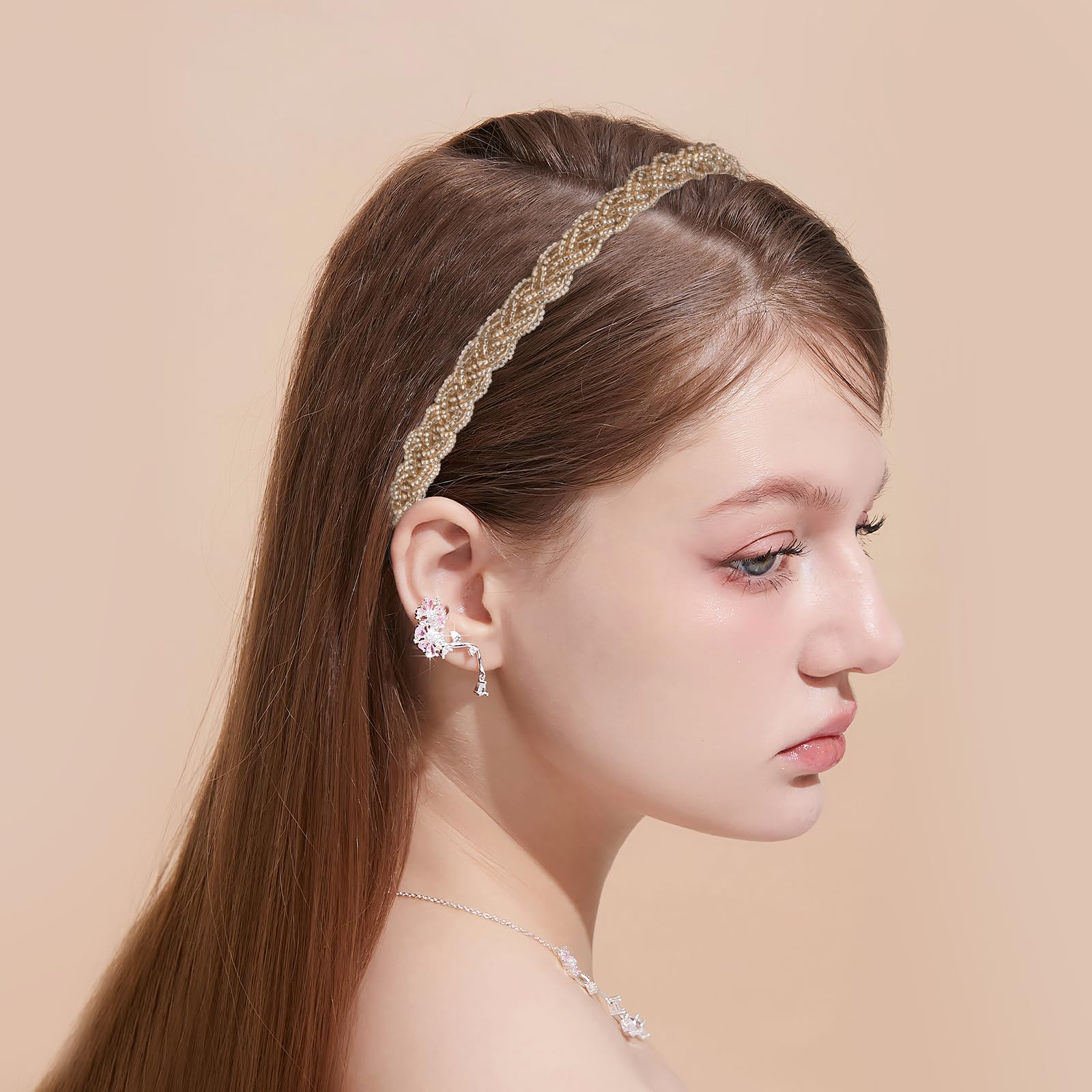 7PCS Headbands for Women Girls Cute Knotted Headband Head Bands for Women's Hair