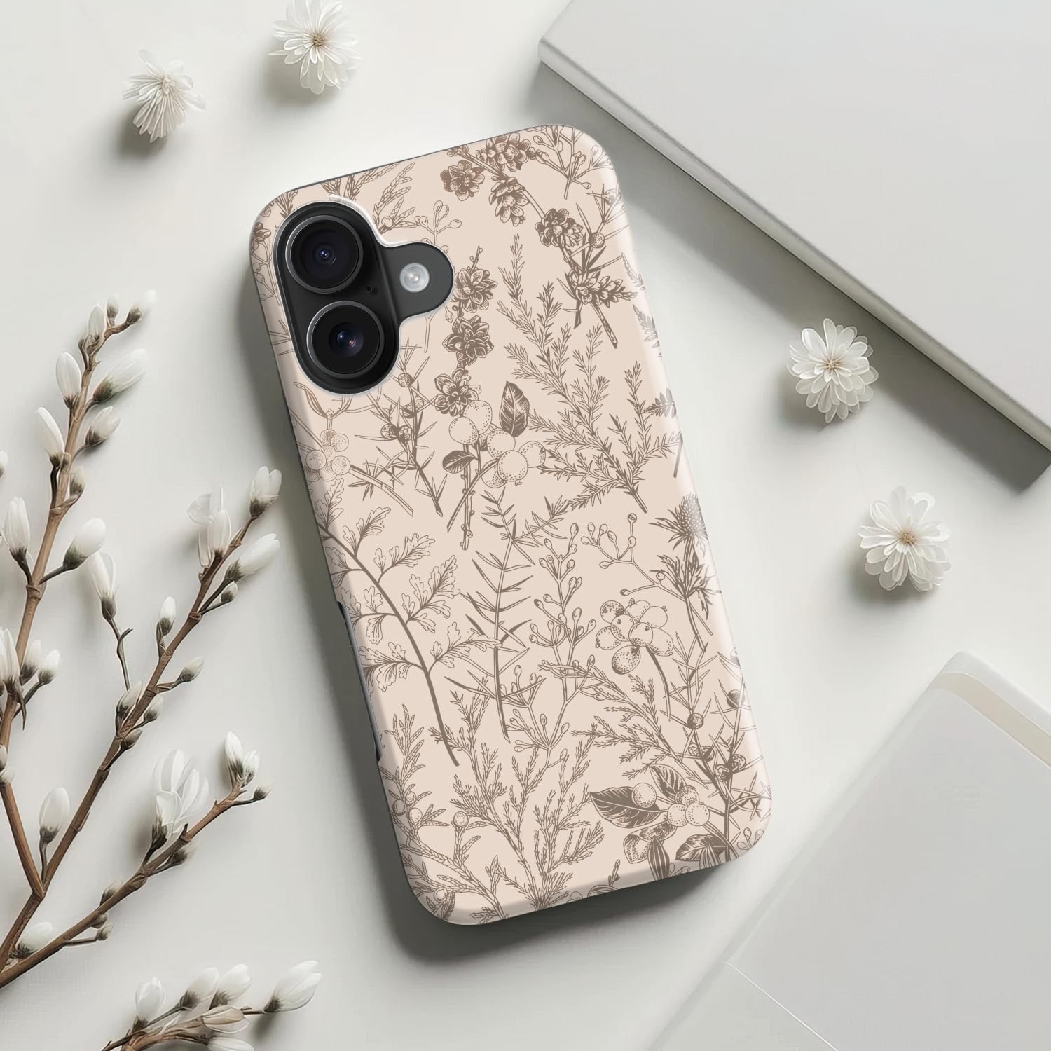 iPhone 16 Plus Case Cute – Wireless Charging Compatible – Dual-Layer Shockpr