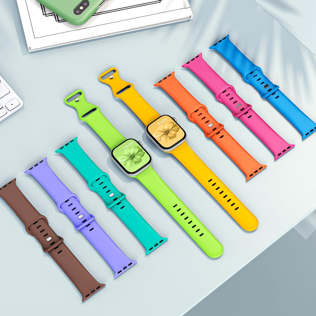 Sport Band Apple Watch Bands For Women Men, 38Mm 40Mm 41Mm 42Mm 44Mm 45Mm 46Mm 4
