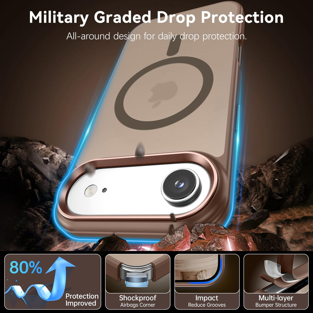 for iPhone Air Case 2025, [Compatible with MagSafe] Translucent Matte S