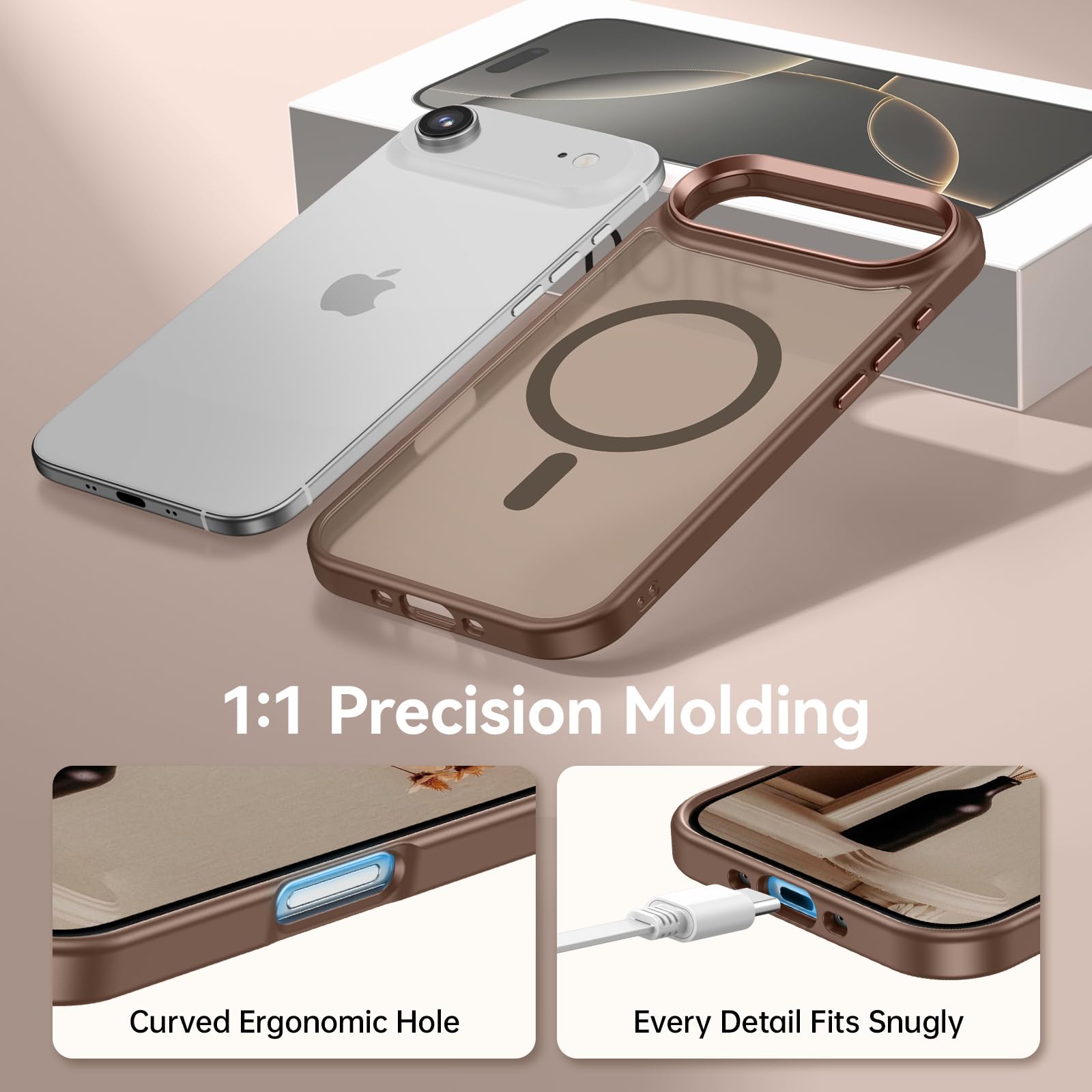 for iPhone Air Case 2025, [Compatible with MagSafe] Translucent Matte S