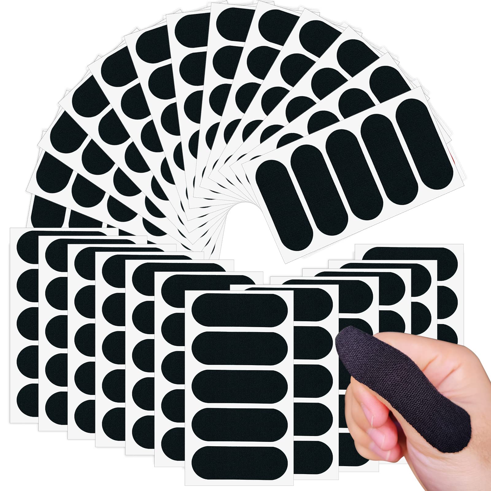 120PCS Bowling Thumb Tape Bowling Finger Tape, Black Bowling Tape Thumb for Bowl