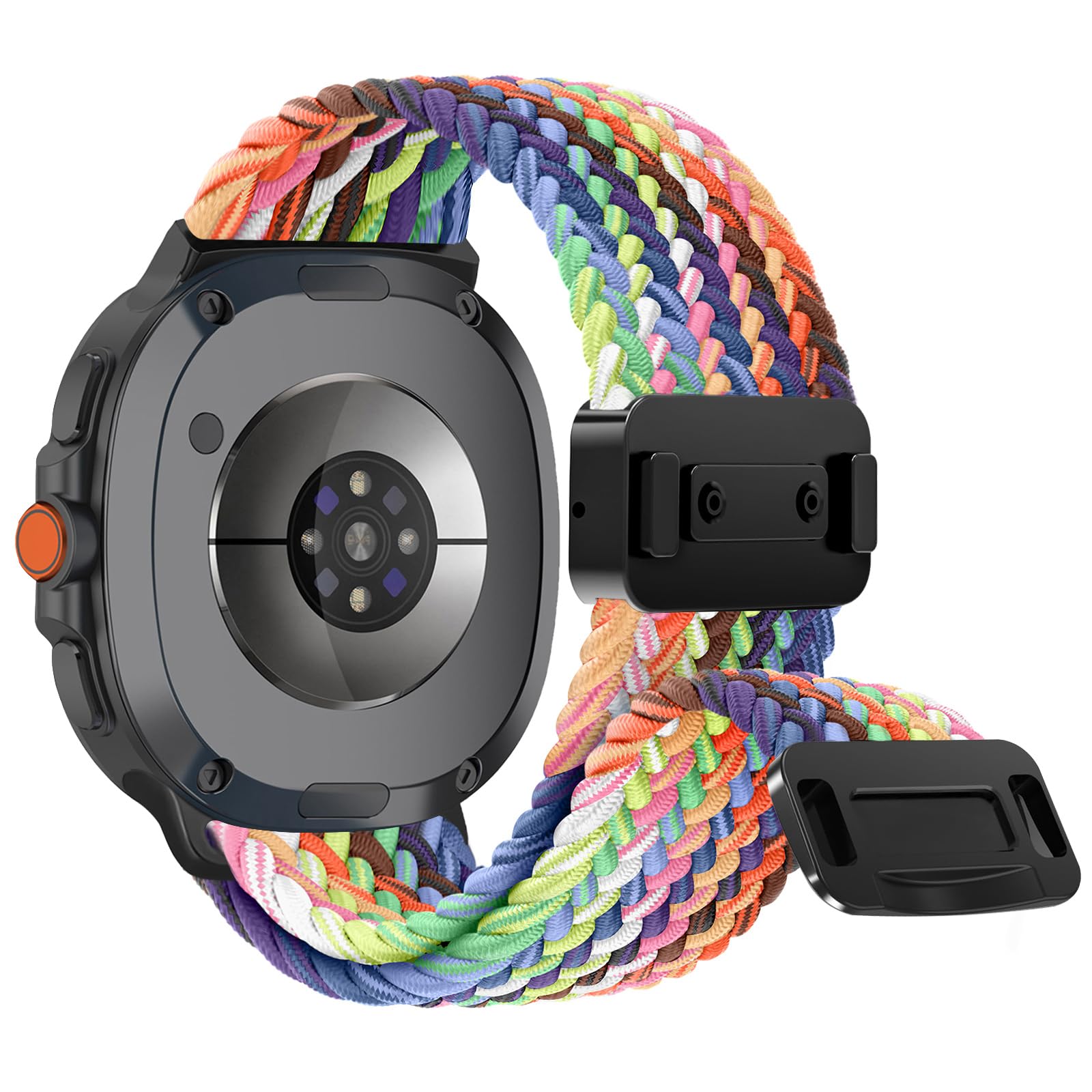 Stretchy Braided Bands Compatible with Samsung Galaxy Watch 8 Band 40mm 44mm/Gal