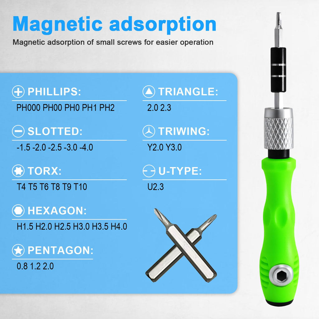1 Small Precision Screwdriver Set, Zoikuloi Magnetic Mini Screwdriver Set, Pr