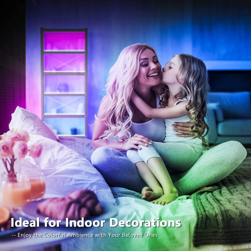 Strip Lights 16.4Ft Led Lights For Bedroom,Tv Backlight, Party,Gaming Room, Home