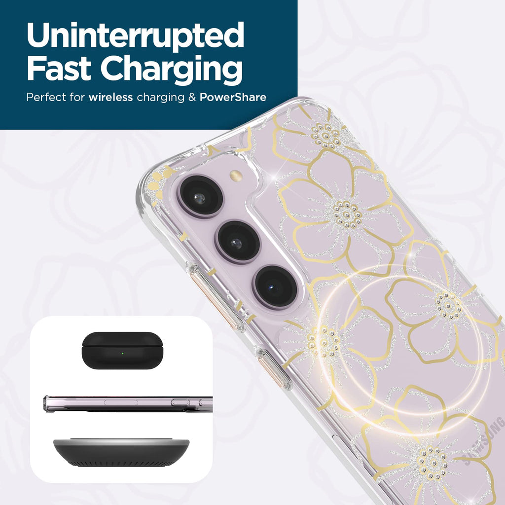 Samsung Galaxy S23 Plus Case [6.6"] [12ft Drop Protection] [Wireless Charging] F